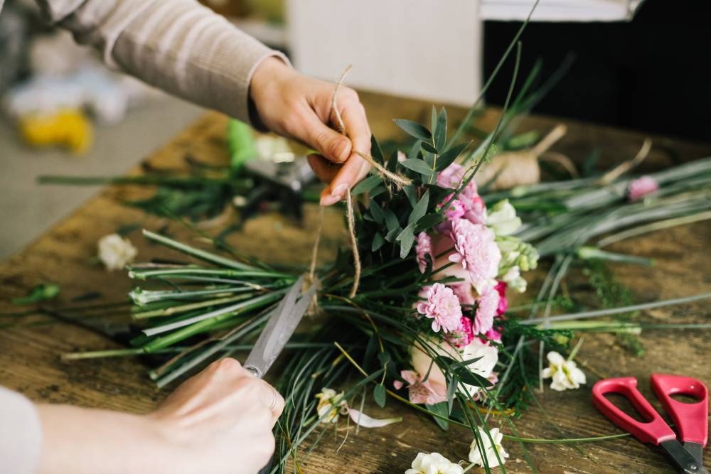 création de bouquet à Aubagne